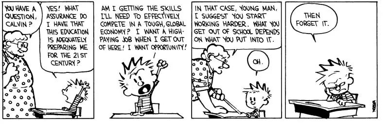 Calvin on 21st Century Education